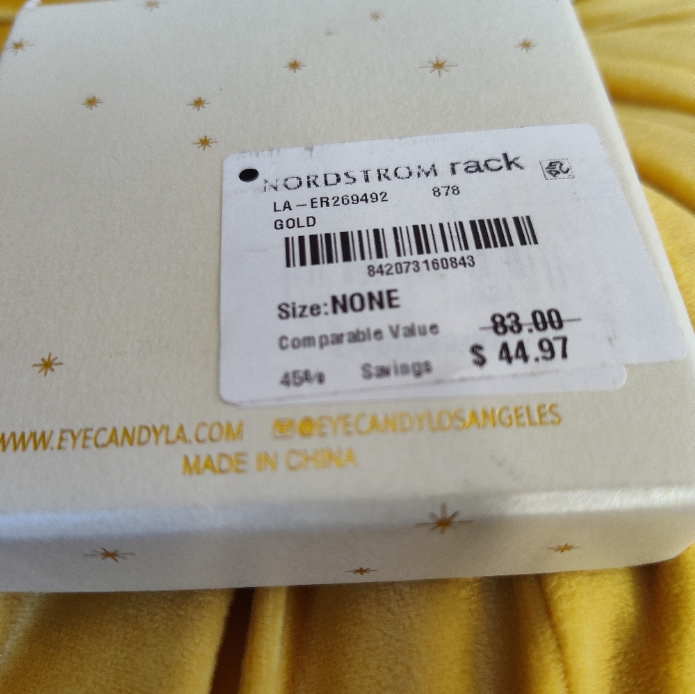 Eye Candy Luxe Earrings Rhinestone - Picture 5 of 12